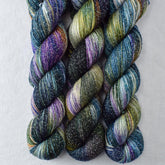 Soundscape - Miss Babs Estrellita fingering weight superwash merino and Lurex yarn