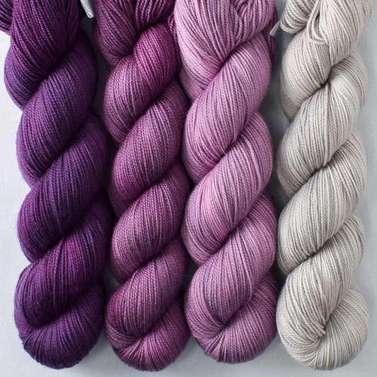 Spiked Punch, Japanese Maple, Lepidolite, Lace Murex - Miss Babs Yummy 2-Ply Quartet