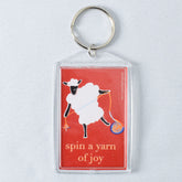 Spin a Yarn of Joy Key Chain - Miss Babs Notions