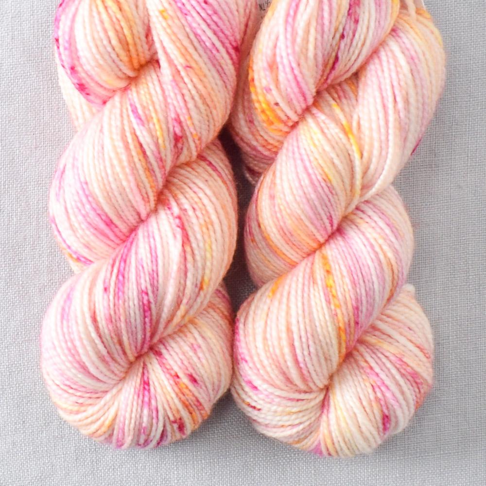 Spotted Flowers - Miss Babs Yummy 2-Ply Toes superwash Merino wool yarn