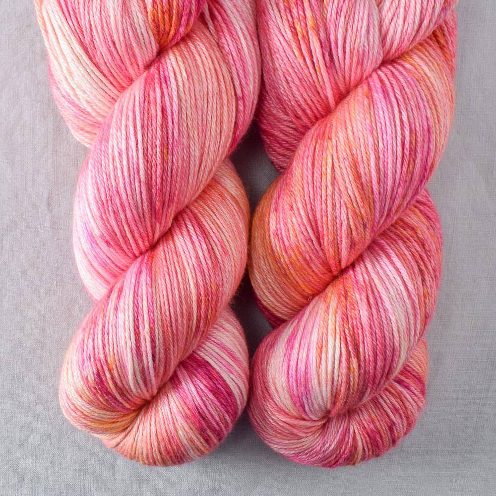 Spotted Flowers - Miss Babs Big Silk wool and silk blend yarn