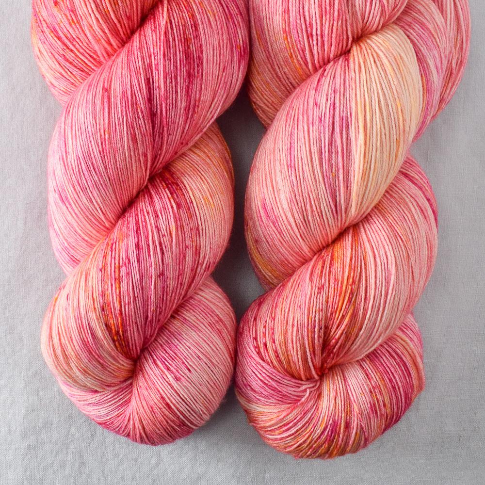 Spotted Flowers - Miss Babs Katahdin yarn