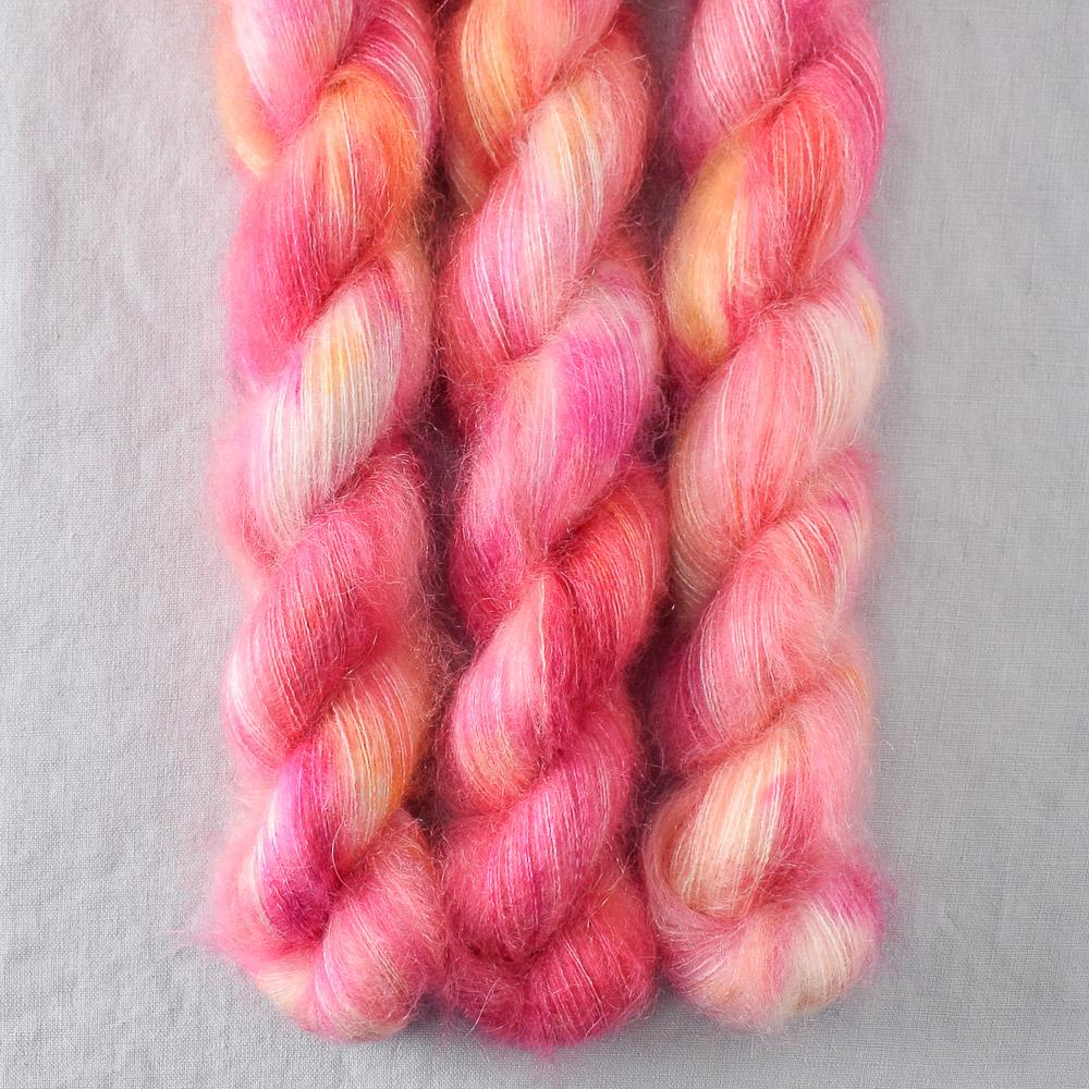 Spotted Flowers - Miss Babs Moonglow yarn