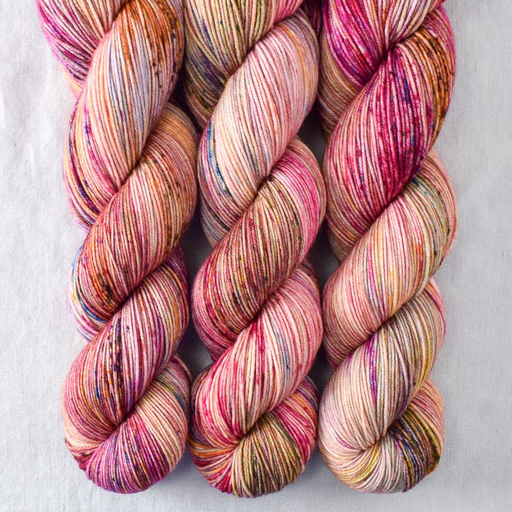 Spring Flowers - Miss Babs Putnam Merino wool and nylon sock yarn