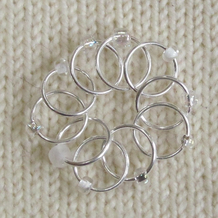 Babs' Favorite Stitch Markers - Clear