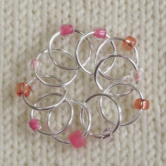 Babs' Favorite Stitch Markers - Pink