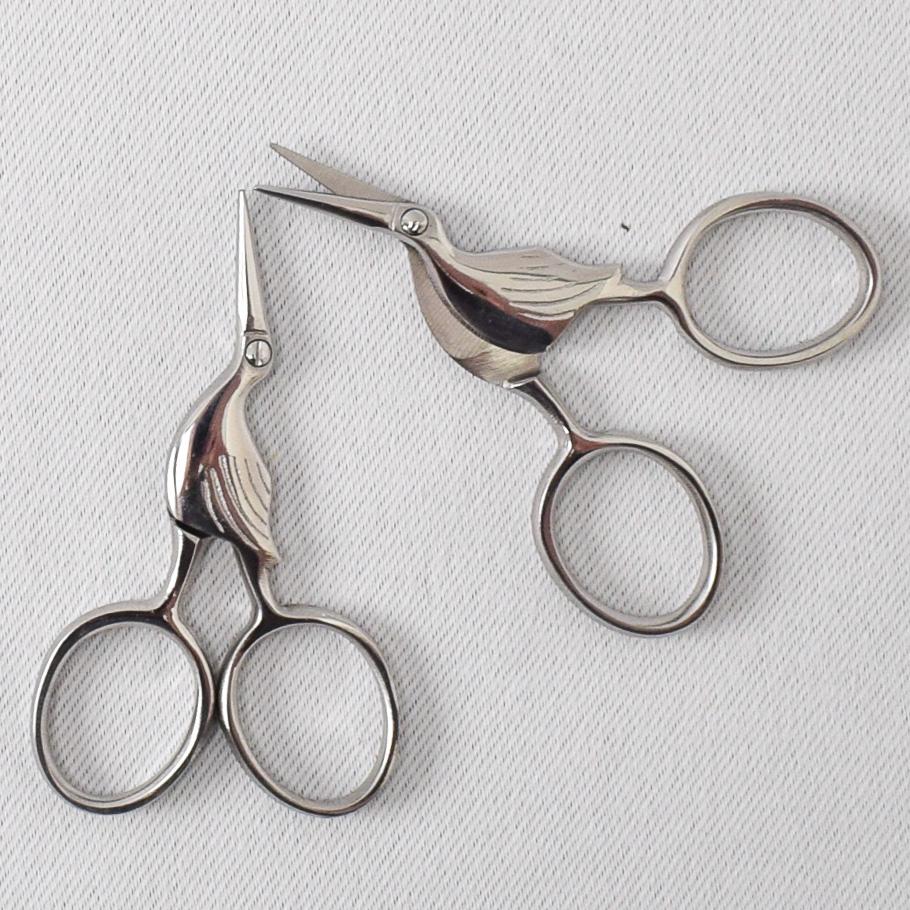 Storklette Scissors - Silver - Miss Babs Notions