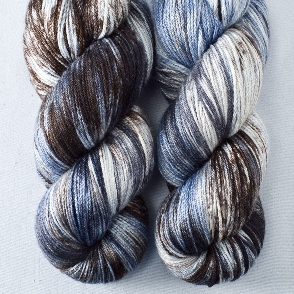 Suit and Tie - Miss Babs Big Silk wool and silk blend yarn
