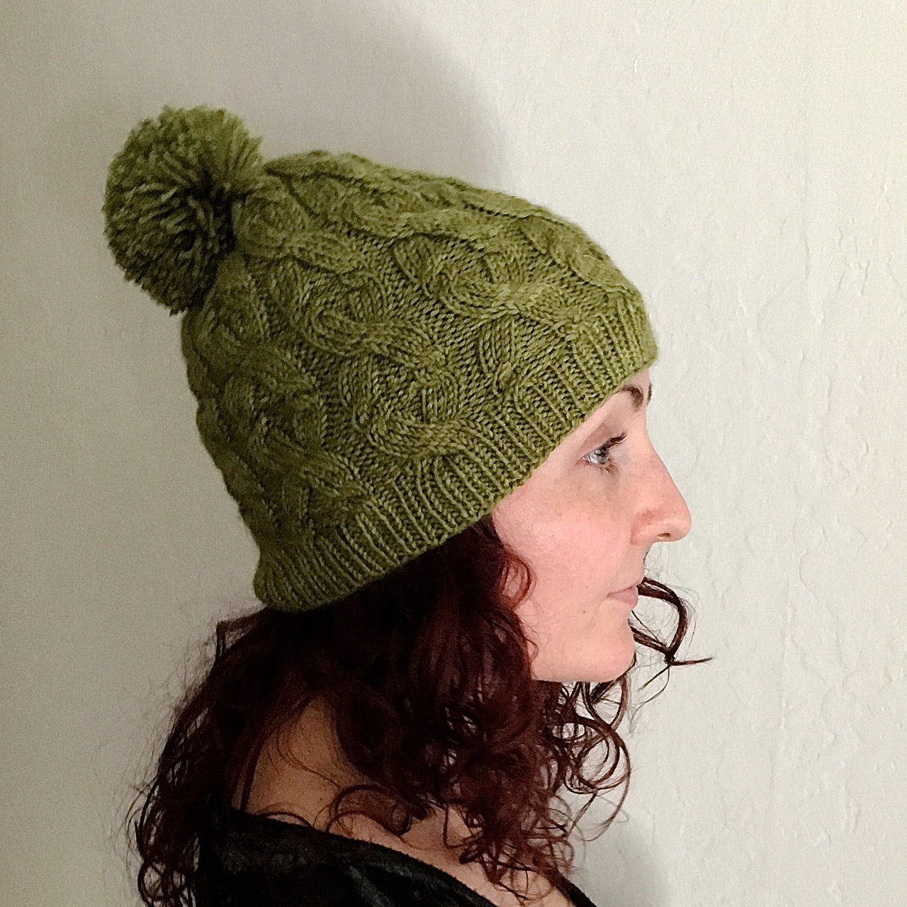 Sultana Cabled Hat - PDF Knitting Pattern