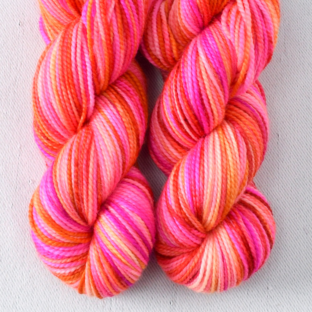 Sunrise Swim - Miss Babs Yummy 2-Ply Toes superwash Merino wool yarn