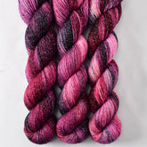 The In Between - Miss Babs Estrellita fingering weight superwash merino and Lurex yarn