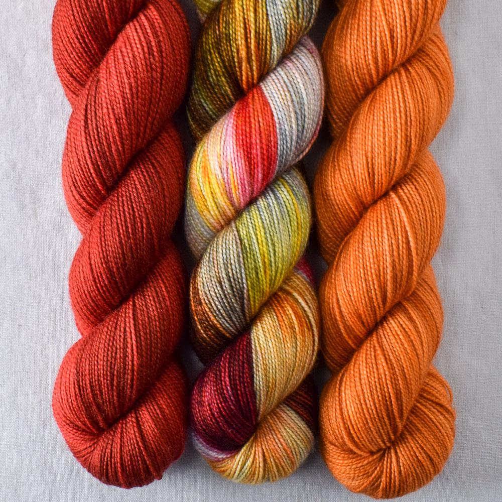 Ignite the Fire, Joan of Arc, Sea Daisy - Miss Babs Yummy 2-Ply Trio