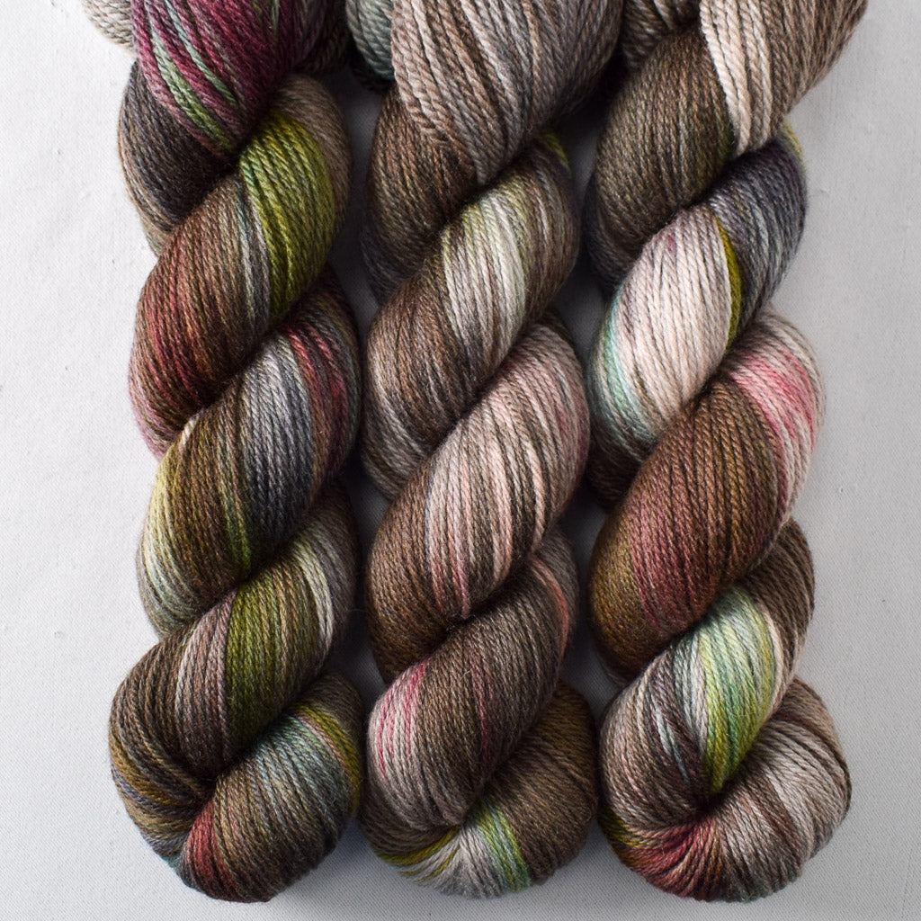Tucked Away - Miss Babs Killington wool and silk blend yarn