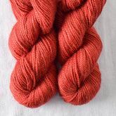 Turkey Red - Miss Babs Yummy 2-Ply Toes superwash Merino wool yarn