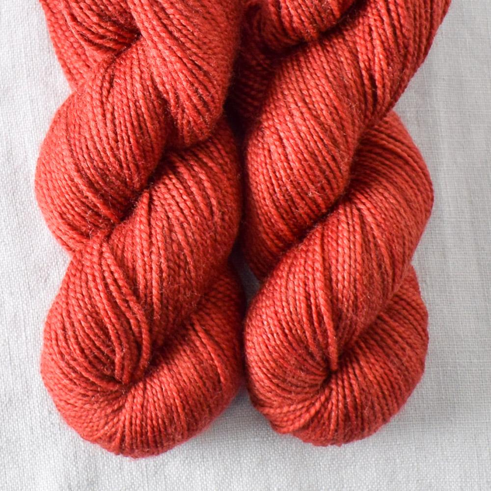 Turkey Red - Miss Babs Yummy 2-Ply Toes superwash Merino wool yarn
