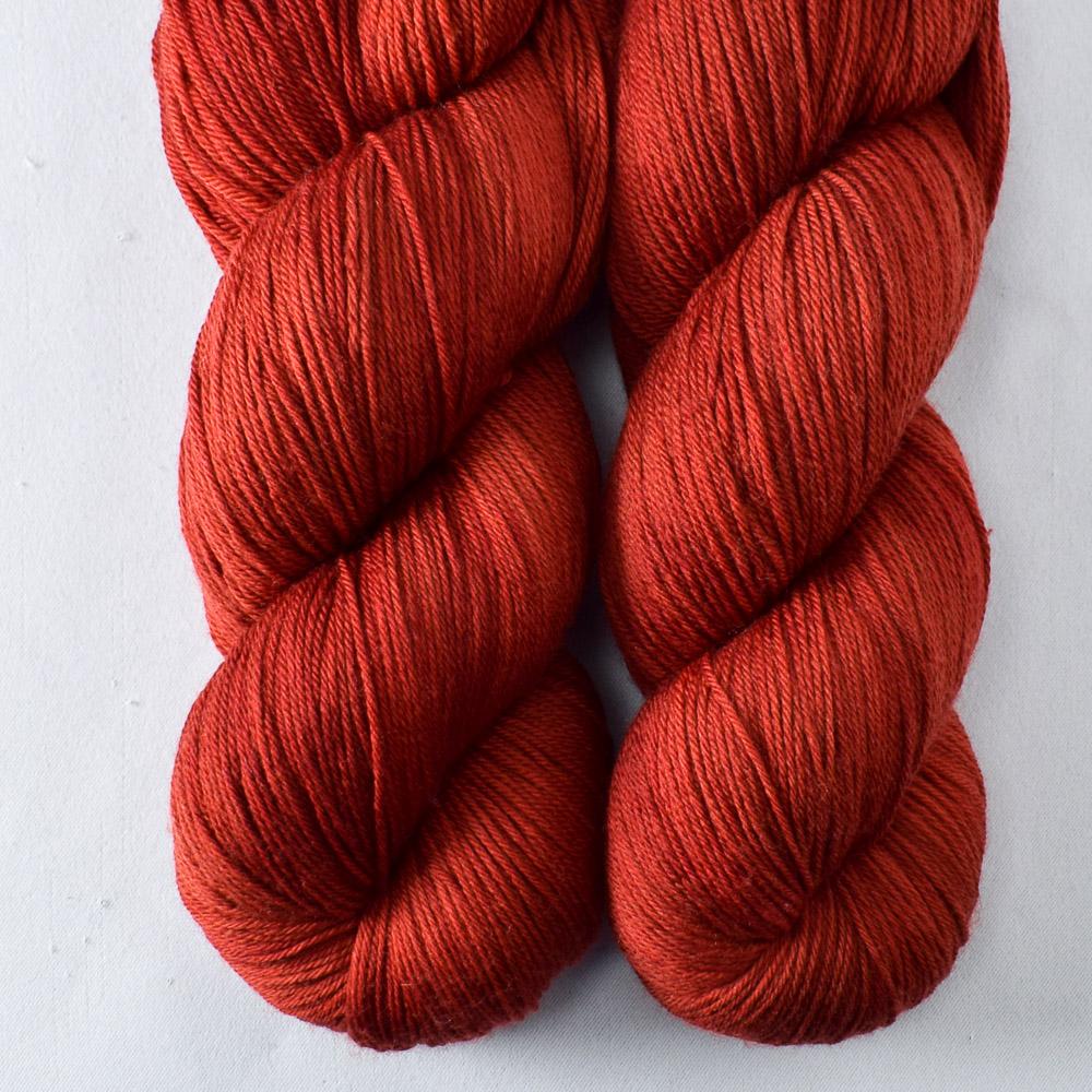 Turkey Red - Miss Babs Yowza superwash Merino wool yarn