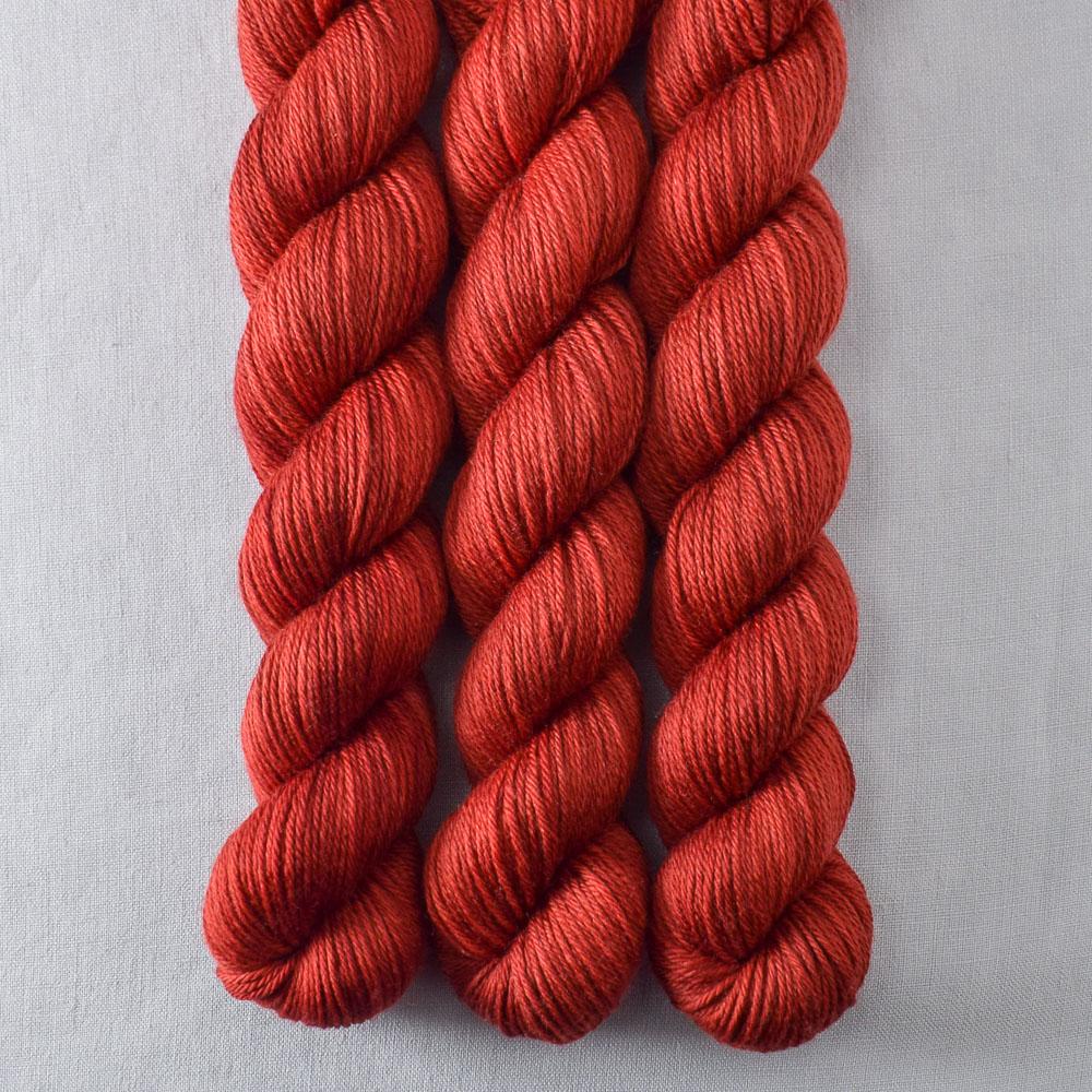 Turkey Red  - Miss Babs Yowza Mini superwash Merino wool yarn