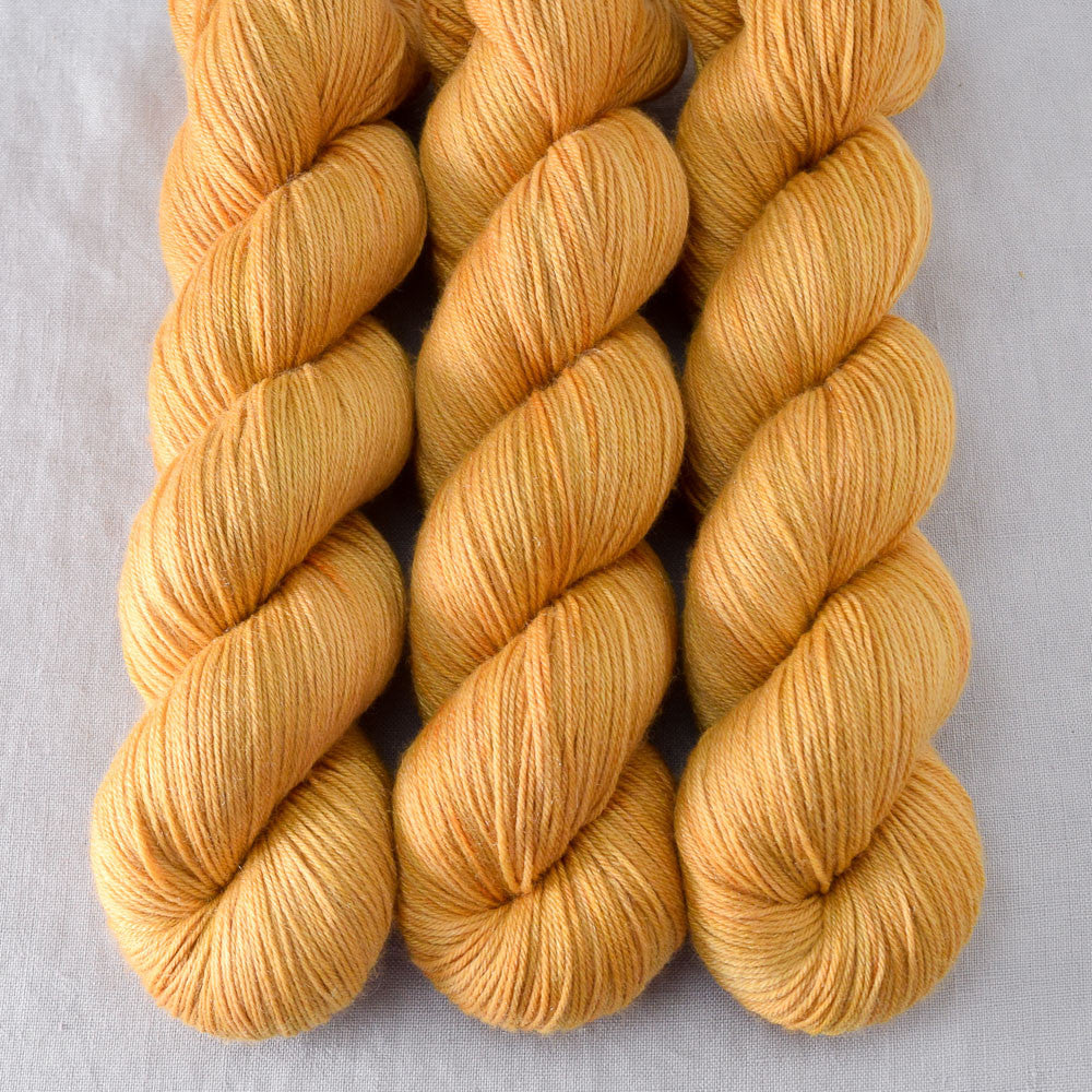 Turmeric - Miss Babs Tarte wool blend sock yarn