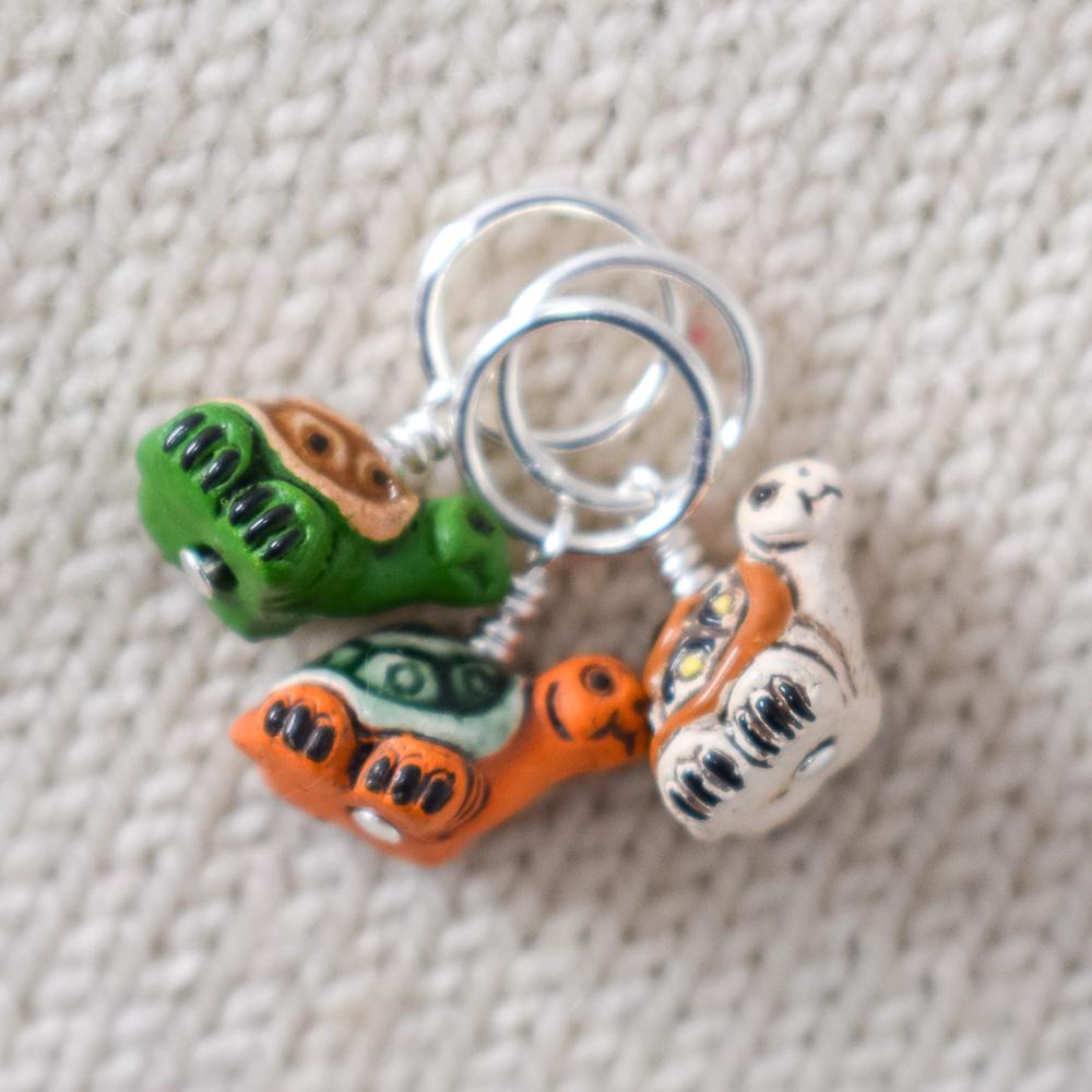Turtle Stitch Markers - Miss Babs Stitch Markers