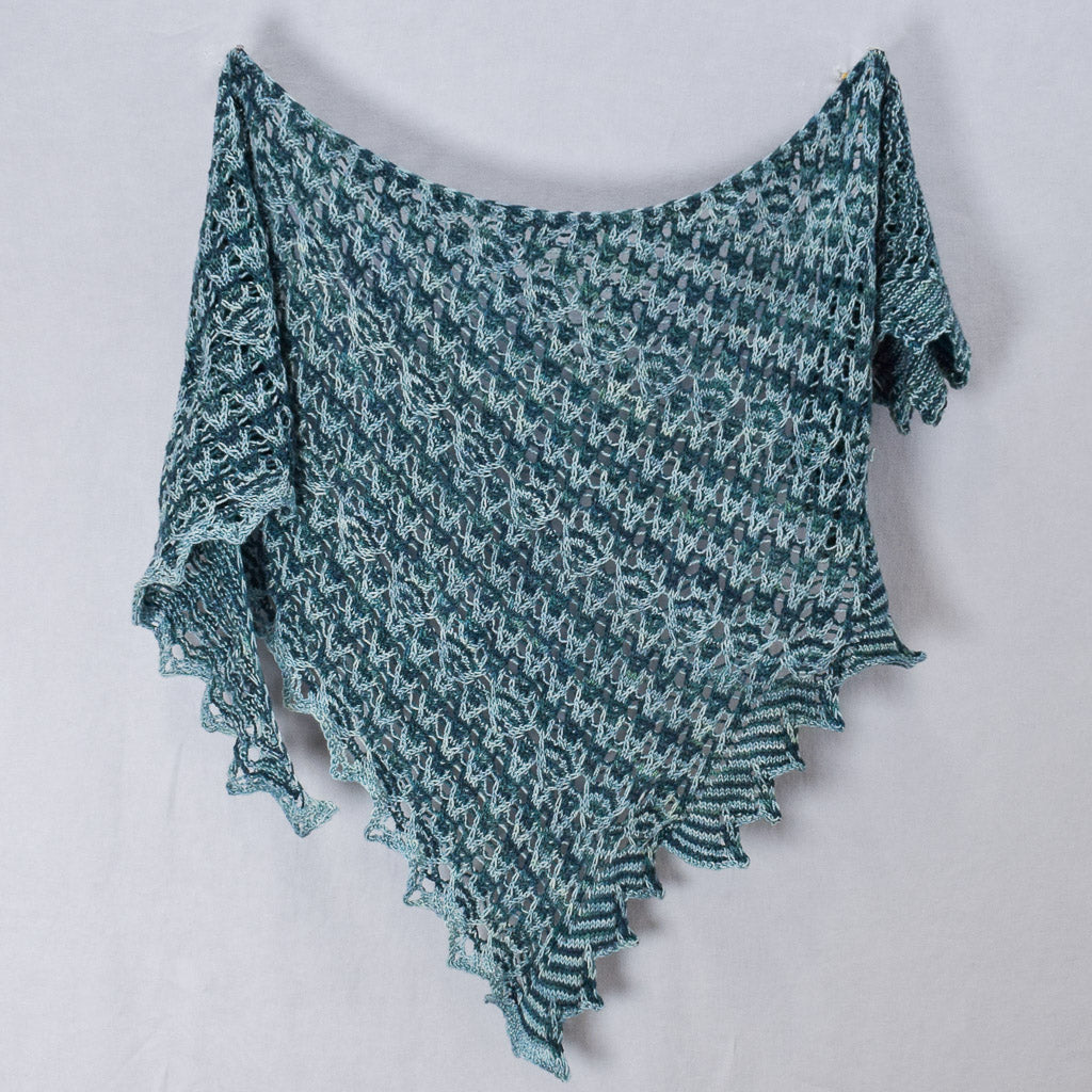 Ves Shawl knit in Miss Babs Yummy 2-Ply