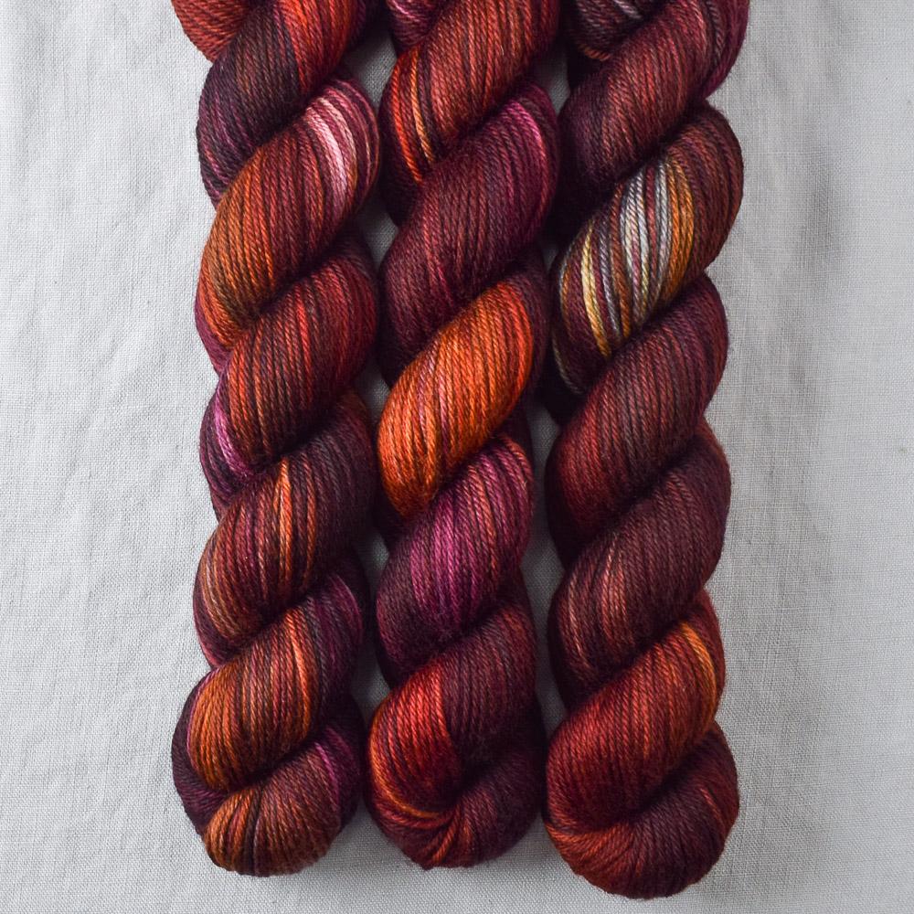 Volcanic Eruption - Miss Babs Yowza Mini superwash Merino wool yarn