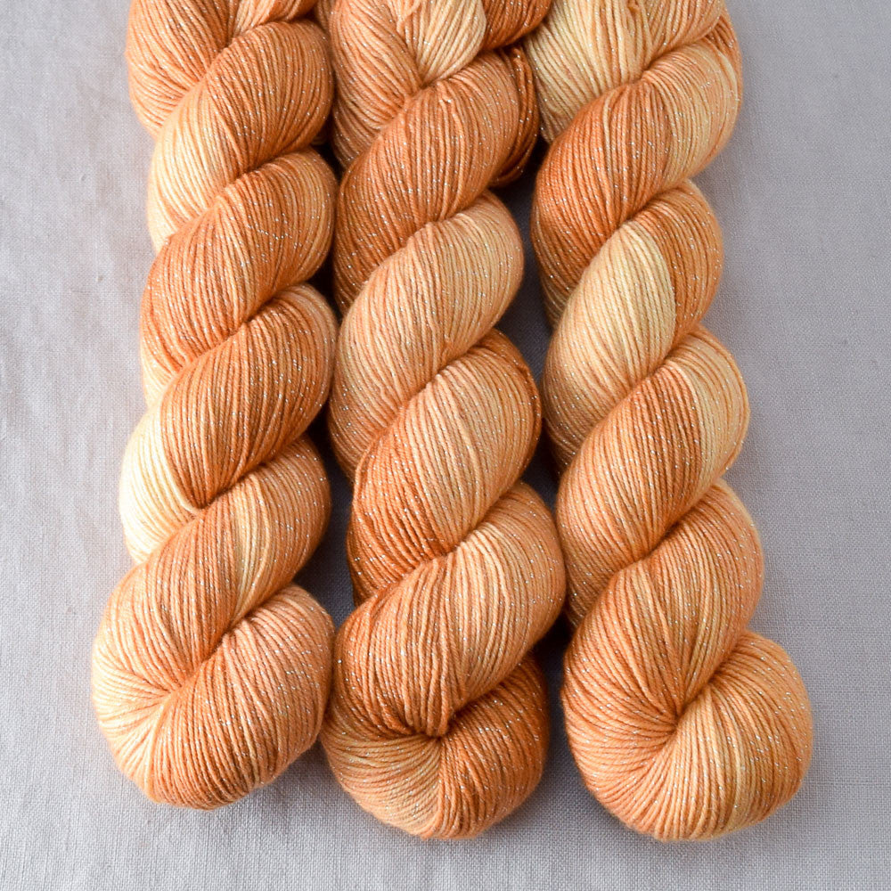 Volunteer - Miss Babs Estrellita fingering weight superwash merino and Lurex yarn