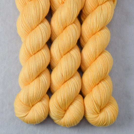 Yellow Amber - Miss Babs Yummy 2-Ply superwash Merino wool yarn